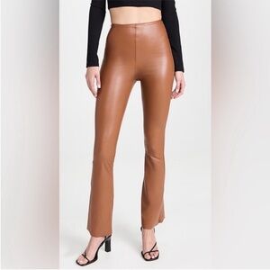 Commando Faux Leather Flare Legging Large NWOT